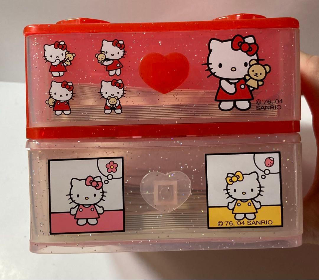 ハローキティ 小物入れ引き出し付き レターセット ① 2004年製 - メルカリ
