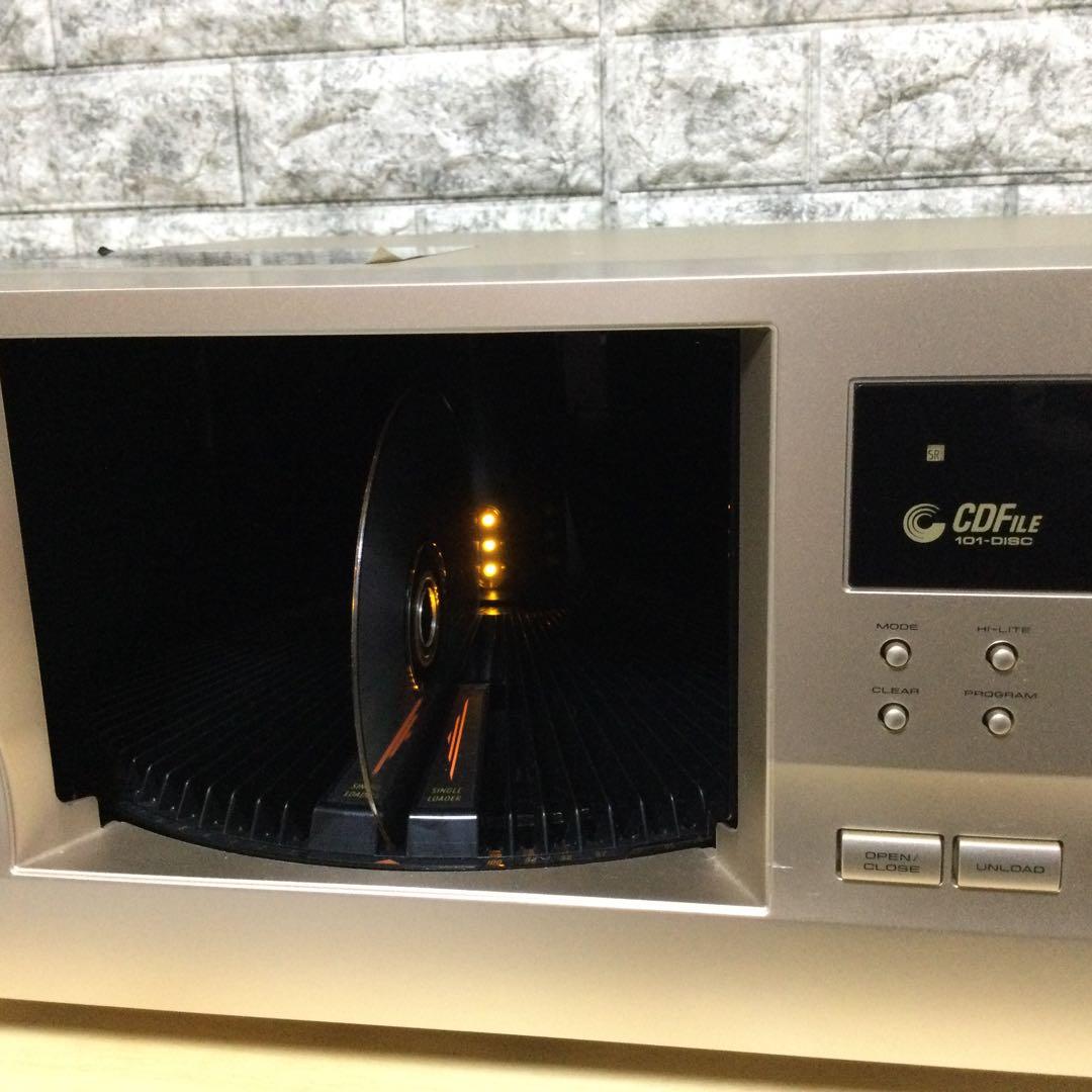 パイオニア☆PD-F908☆101枚CDチェンジャーメンテ修理済み動作良好です