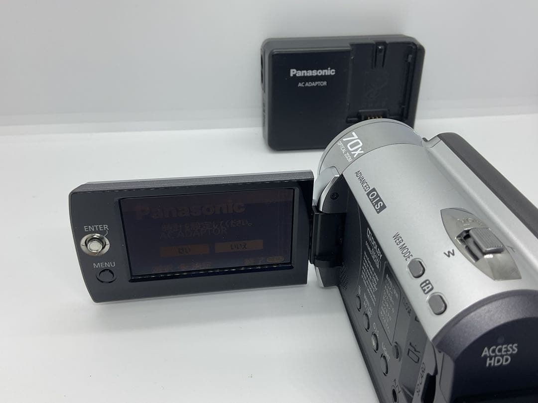 動作品】Panasonic SDR-H80 60GB HDD ビデオカメラ - メルカリ