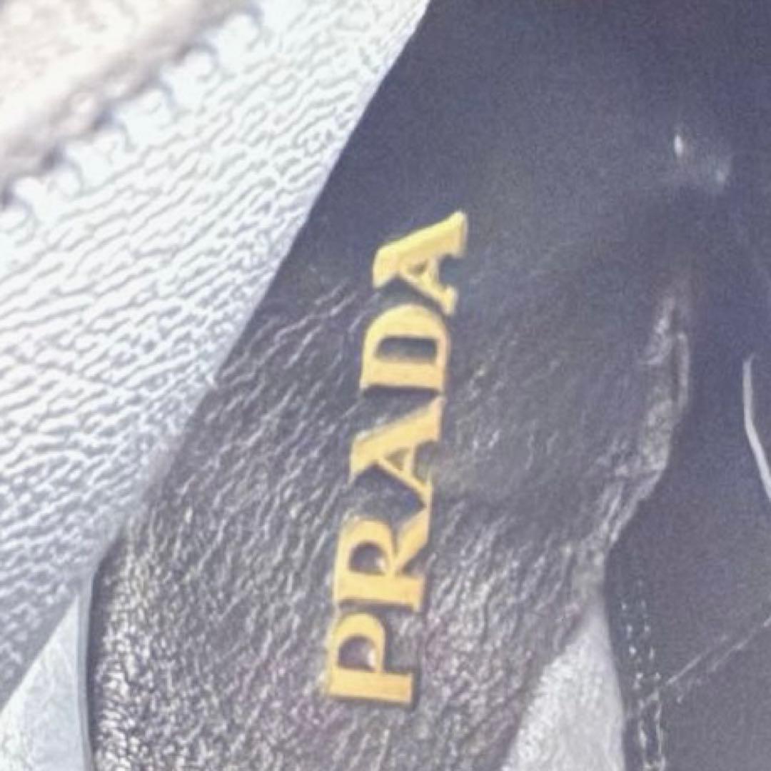 PRADA レザーロングブーツ ブラック 35 1/2 ブラック 箱付き 美品