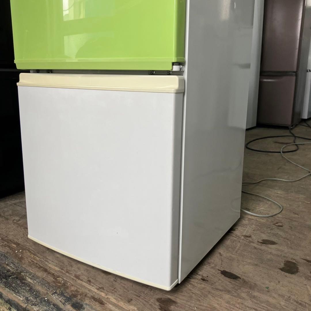 SHARP レトロ冷蔵庫 生産終了モデル135L ライムグリーンアイボリー