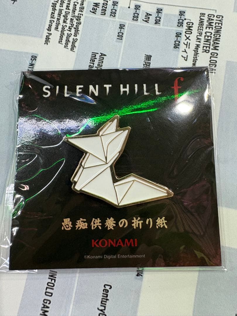 tgs 2025 東京ゲームショウ サイレントヒル f 非売品 折り紙 新品 狐