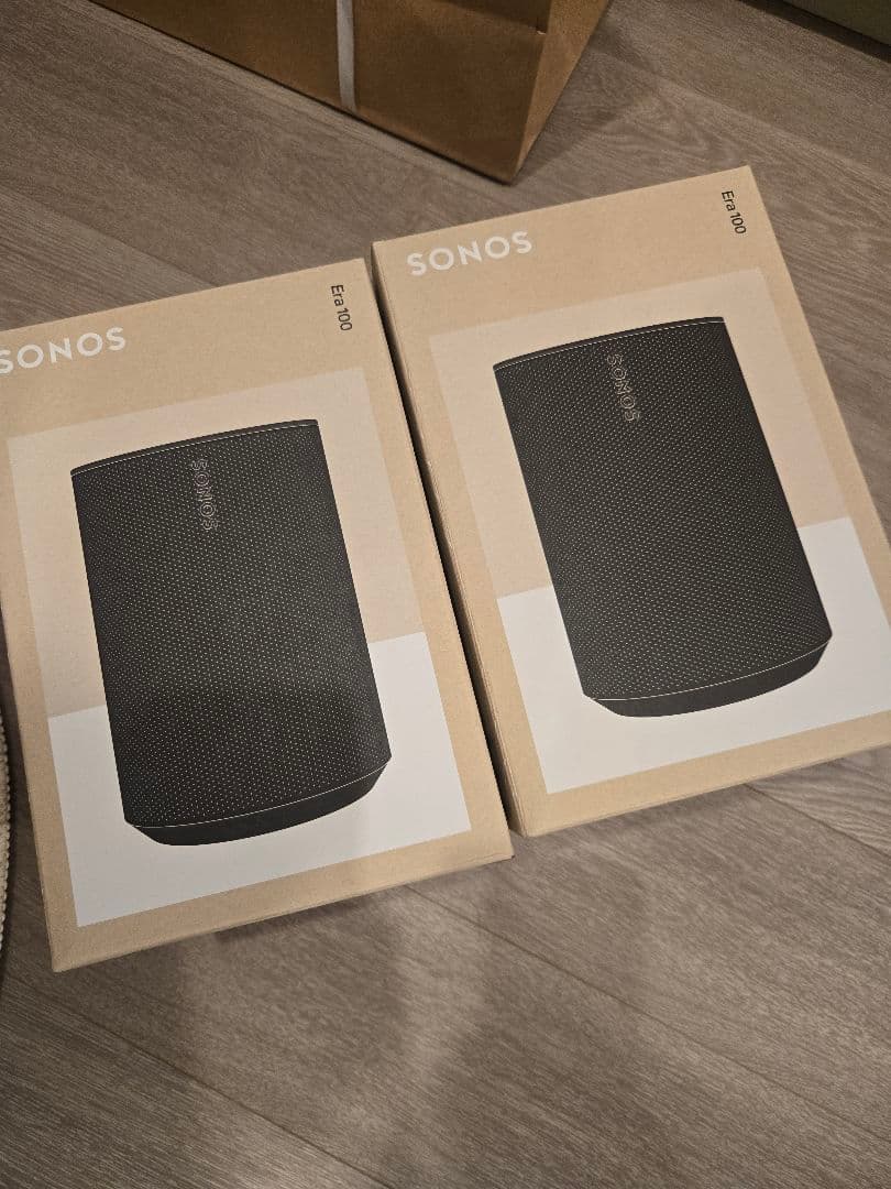 SONOS Era100 スピーカー 2個セット Sonos Era 100 Wireless Speaker - Black 2 Pack - Walmart.com