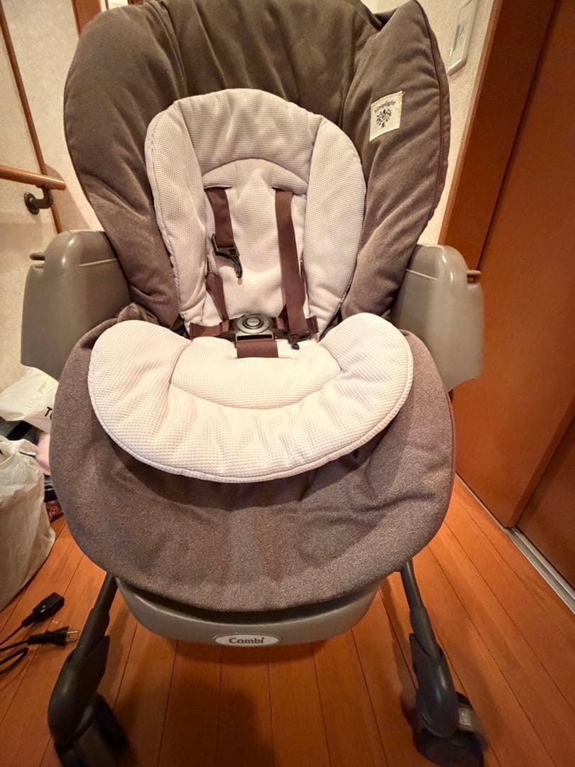 Combi ベビーラック グレー Combi コンビ ネムリラ AUTO SWING Simplight (マーブルグレー) ハイ