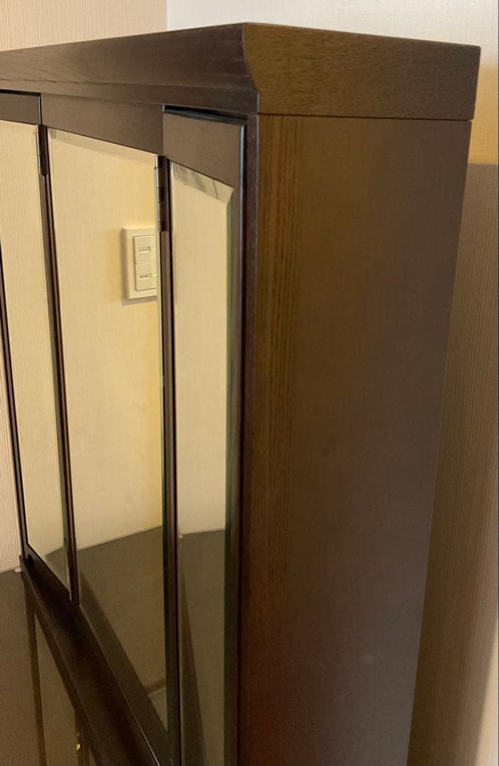 カリモク 三面鏡 鏡台 ドレッサー 収納多 送料込/たのめる便 - メルカリ