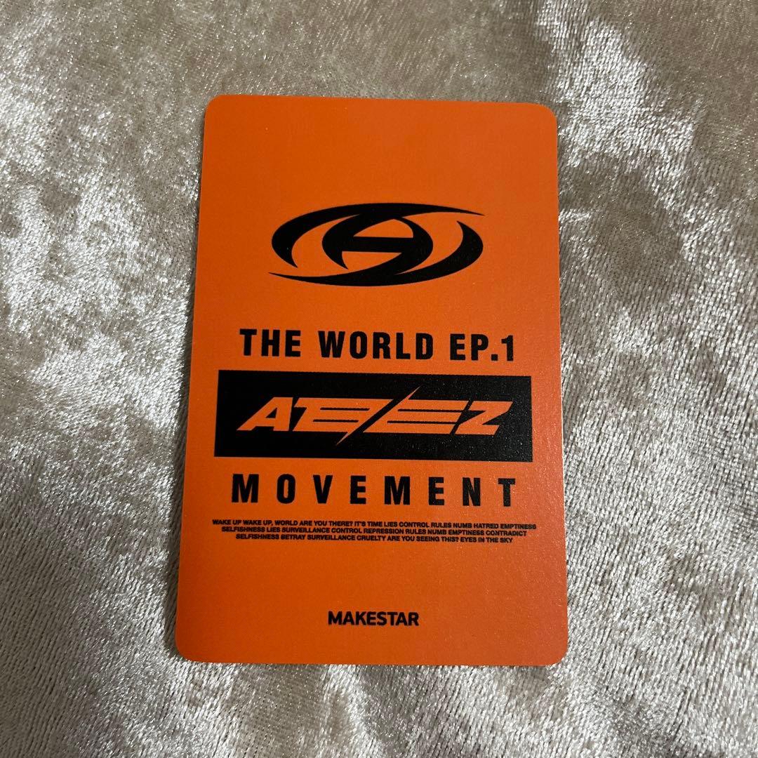 ATEEZ トレカ サン makestar movement ホログラム 対面 - メルカリ