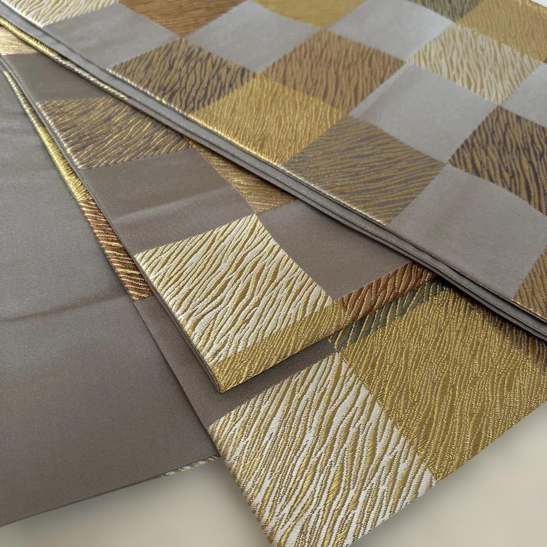 専用ページ【田中工芸織物 祥園謹製】西陣織 六通袋帯 金糸使用 - メルカリ