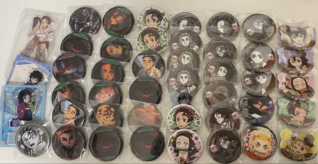 鬼滅の刃 大量まとめ売り 缶バッジ アクリルスタンドセット - メルカリ
