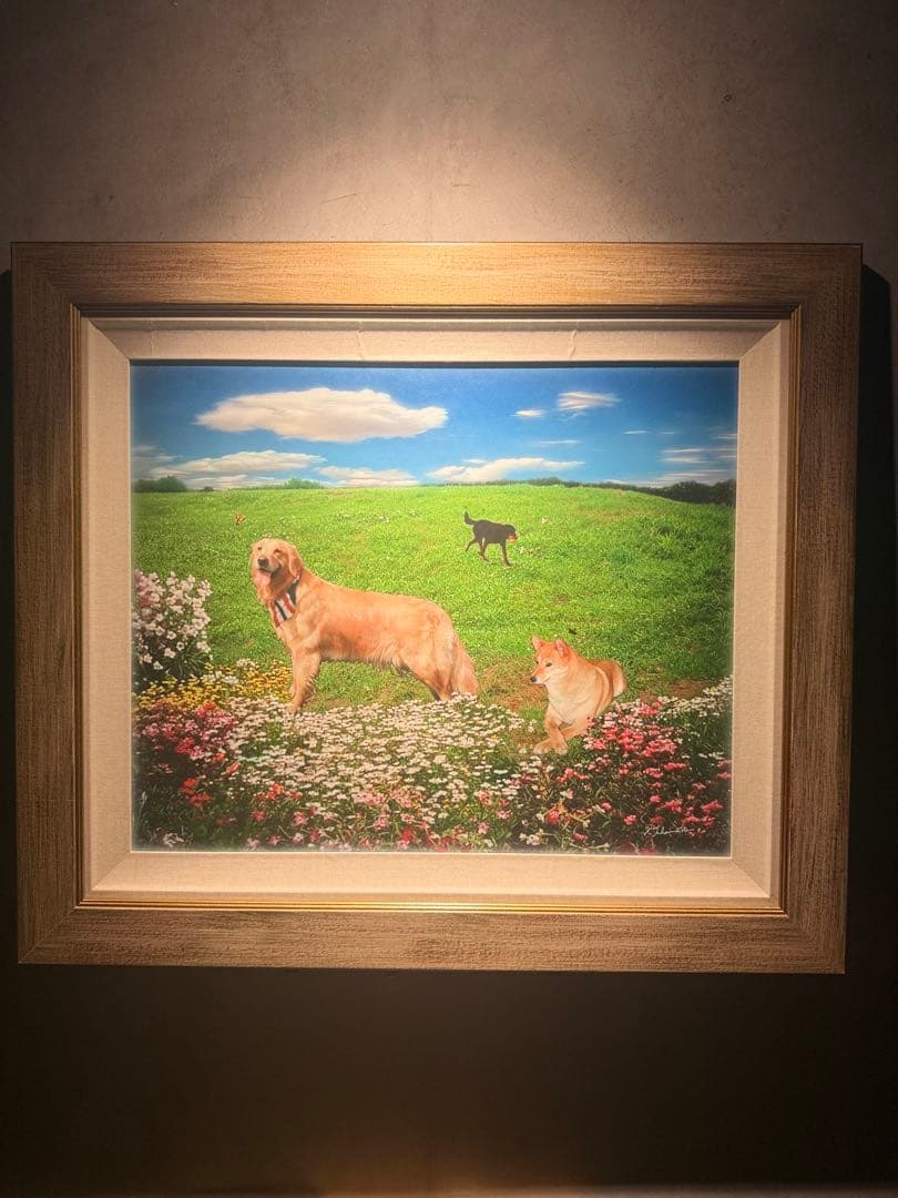 スーパーリアリズムK・TAKAMATSU《ほわわ〜ん》　肉筆油彩画