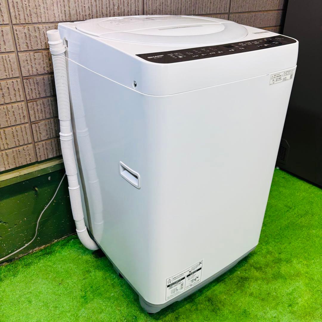美品 24年製 7.0kg 洗濯機 人気モデル SHARP【地域限定配送無料】