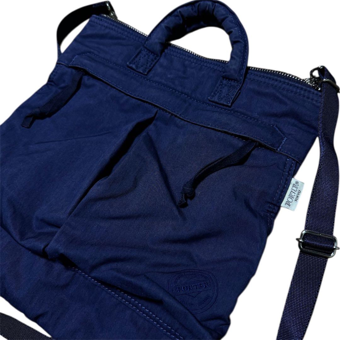 廃盤】ポーターガール 2WAY ショルダー 吉田カバン ネイビー