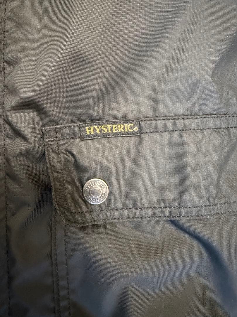 ブラック ナイロンジャケット ヒステリックグラマー M No.0231AB04