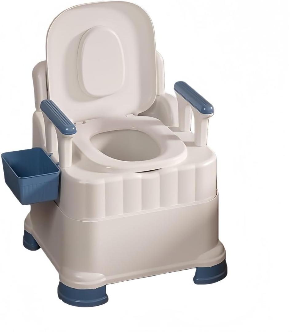 【開封・未使用】 ポータブルトイレ 介護用 非常トイレ 折りたたみ 高さ調節可能 楽天市場】【 半額 & 5% 】3/1(日)0時～24H先着☆ 【 座面付き