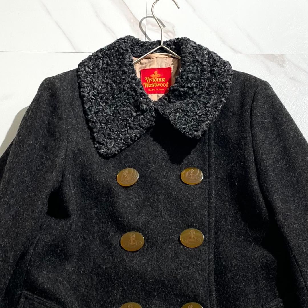 希少90s ヴィヴィアンウエストウッド ラムファー襟 オーブ