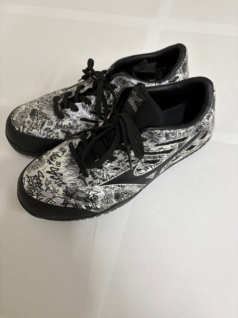 ミズノ 安全靴 オールマイティLS 限定 グラフィティ柄 26.0cm 美品