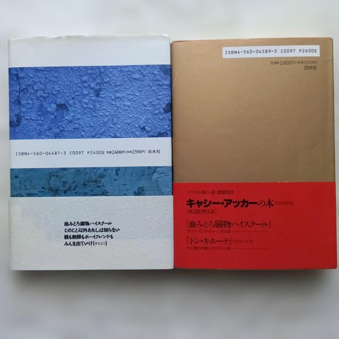 血みどろ臓物ハイスクール/わが母悪魔学 2冊セット　キャシー・アッカーまとめ売り