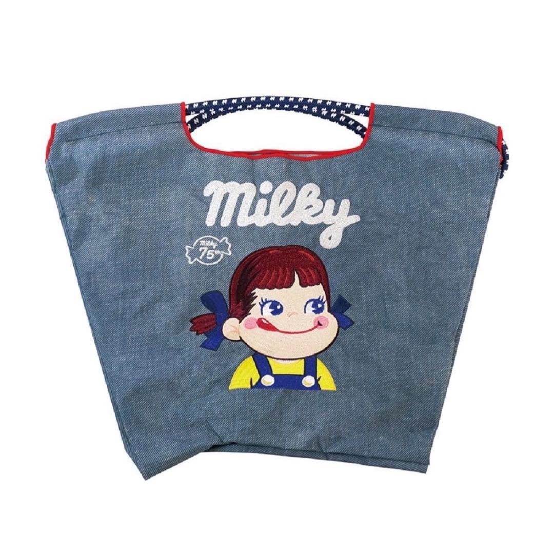 ボールアンドチェーン 不二家 ペコちゃん ミルキー MSサイズ デニム