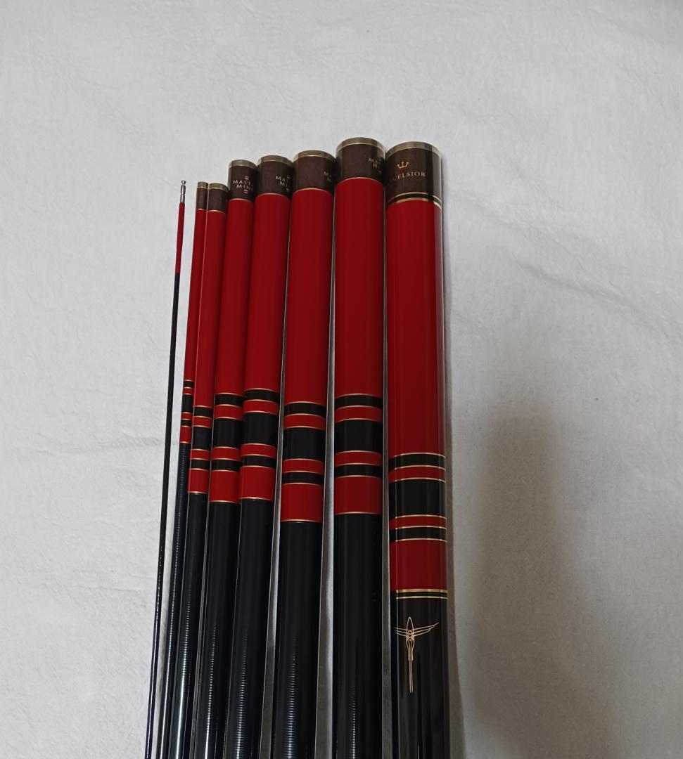 (美品)がま鮎エクセルシオマスターマインド•引抜急瀬9.0m