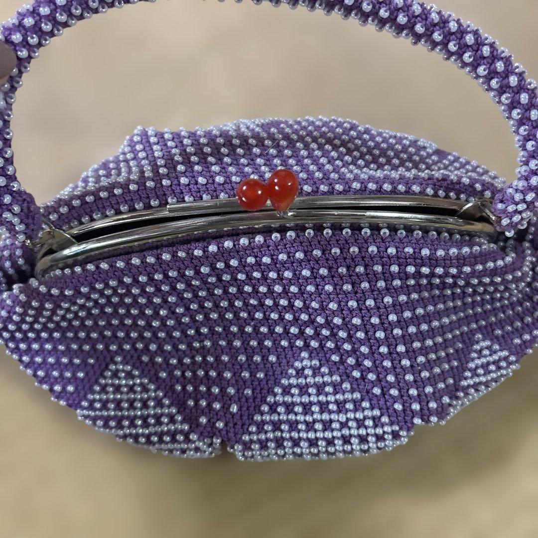 がま口 ビーズ 和装 バック 昭和レトロ - メルカリ