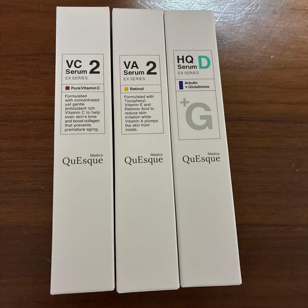 QueSque VC2 VA2 HQ Serum D セット VC2セラム（美容液：20ml/0.68oz.）｜ QuEsque Medics（クエスク