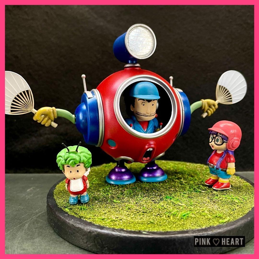 Dr.スランプ アラレちゃん うほほいピンポン号 プラモデル 鳥山明 完成