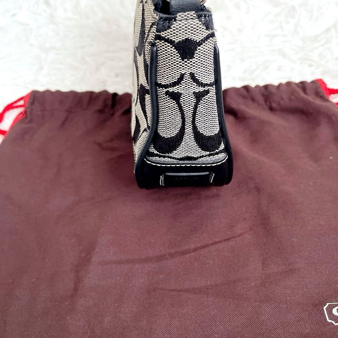 COACH コーチ アクセサリーポーチ キャンバス 黒 6094 - メルカリ