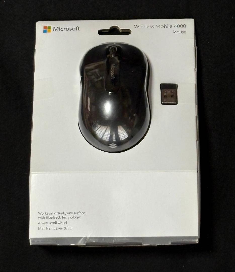 未開封　Microsoft wireless mobile 4000 mouse Amazon.com: Microsoft Wireless Mobile Mouse 4000 : Electronics