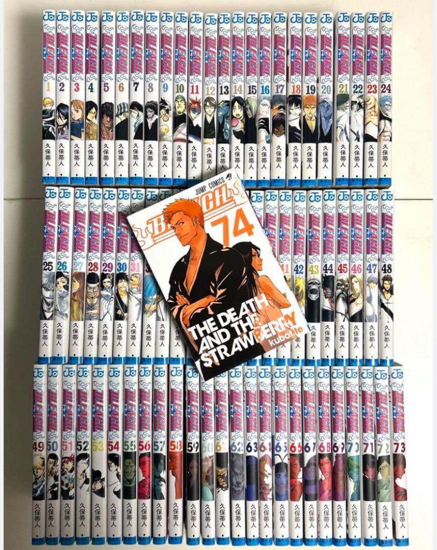 BLEACH 全巻セット + BURN THE WITCH＋小説＋mails BURN THE WITCH comic manga book 2 set Bleach JET Limited taito