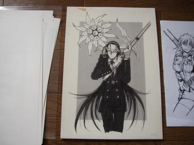 ヘルシング 20周年記念 複製原画 ミレニアム＆特務機関イスカリオテ