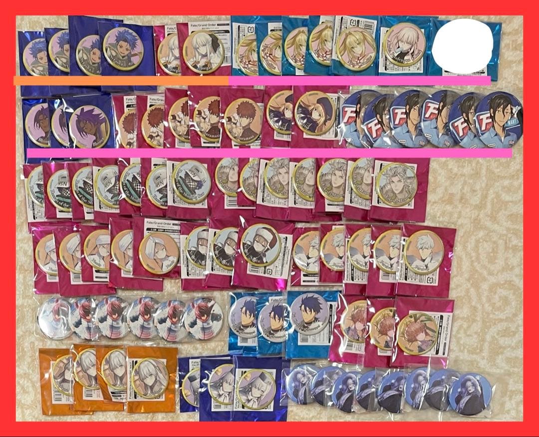 バラ売り100円〜】 Fate FGO fes 霊基召喚缶バッジ など - メルカリ