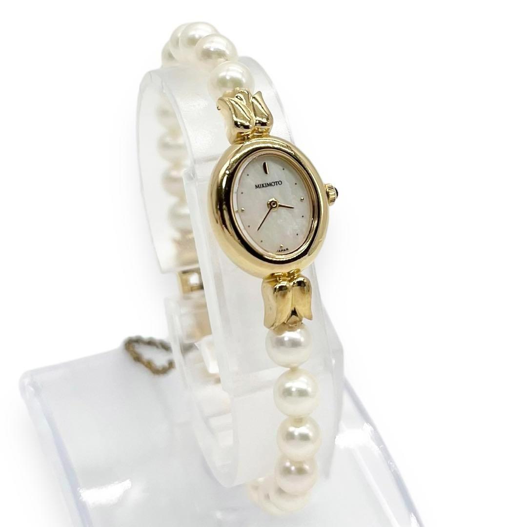 美品】MIKIMOTO アナログ 腕時計 パールウォッチ 18K 稼動品 - メルカリ