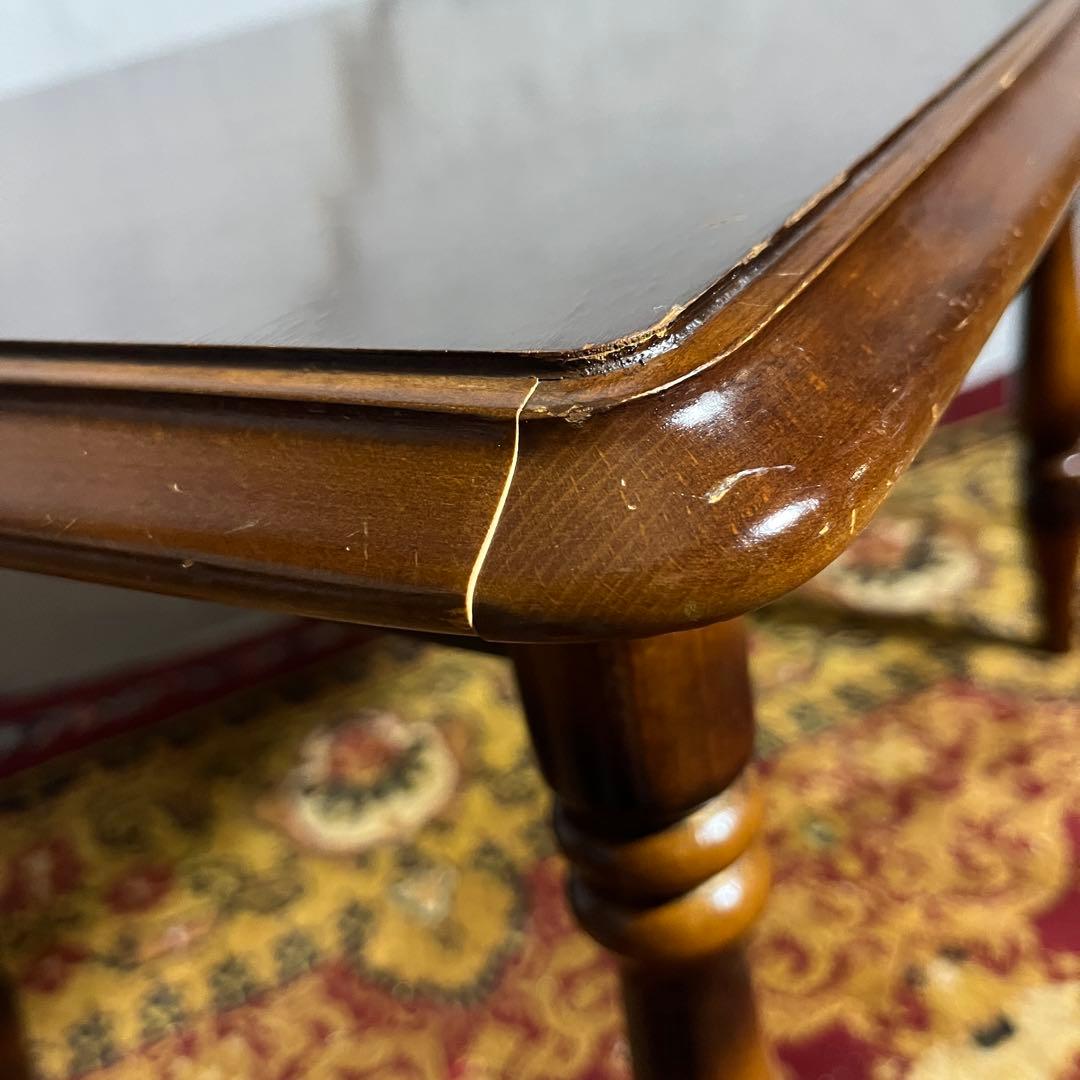 カリモク】 コロニアル サイドテーブル TC200JK ビンテージ 木製