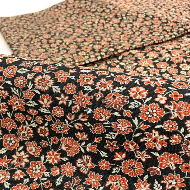 帯n5 高級 逸品 正絹 花柄 袋帯 全通