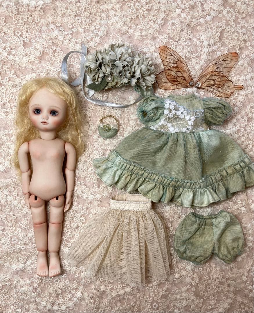 Sera様専用ページ 創作ビスクドール『flower fairy II 』 - 人形送料 無料