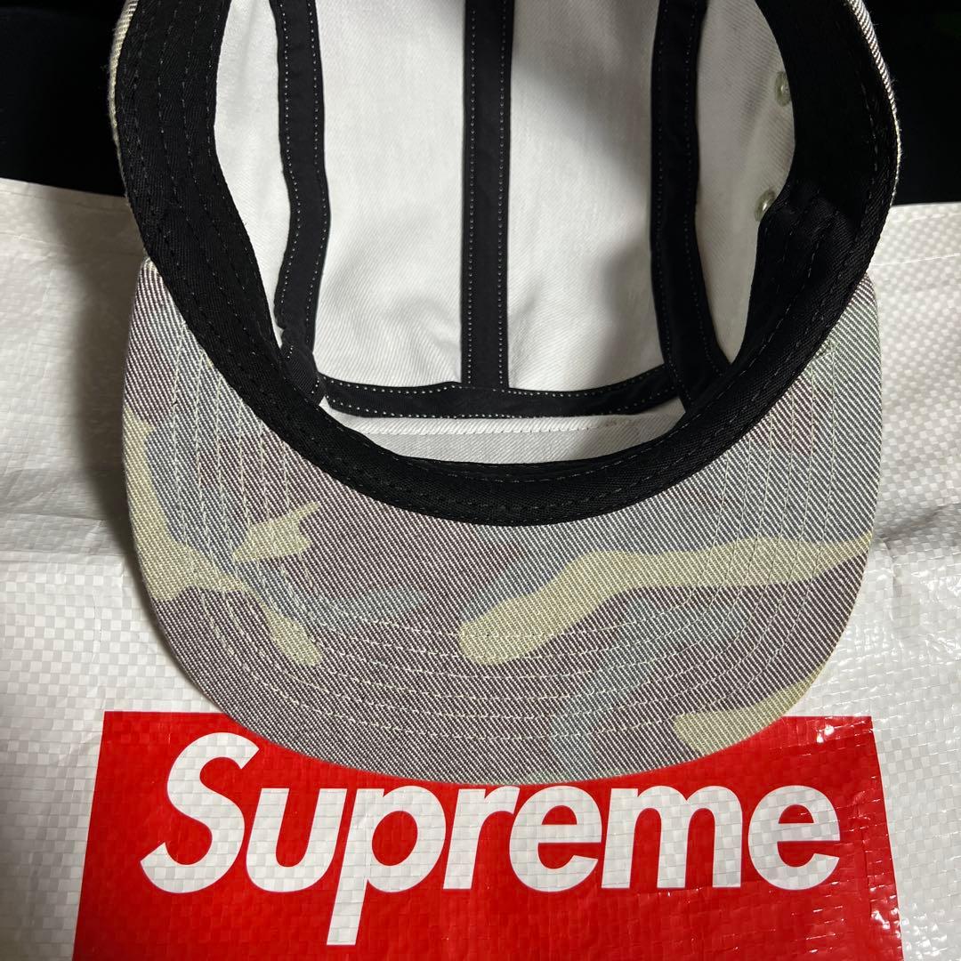 正規品 美品 希少 Supreme赤BOXロゴ 迷彩キャップ - メルカリ