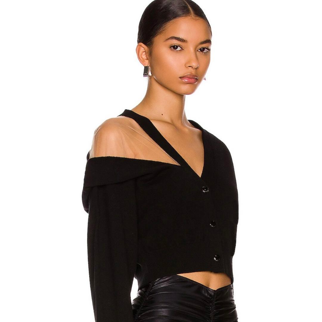 jumkot様専用 alexanderwang ショート丈 カーディガンメッシュ