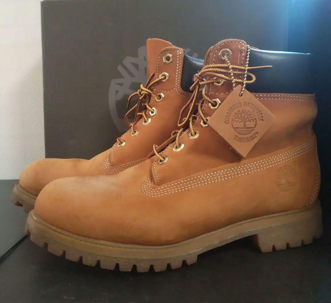 ほぼ新品】Timberland プレミアムブーツ 8M - メルカリ
