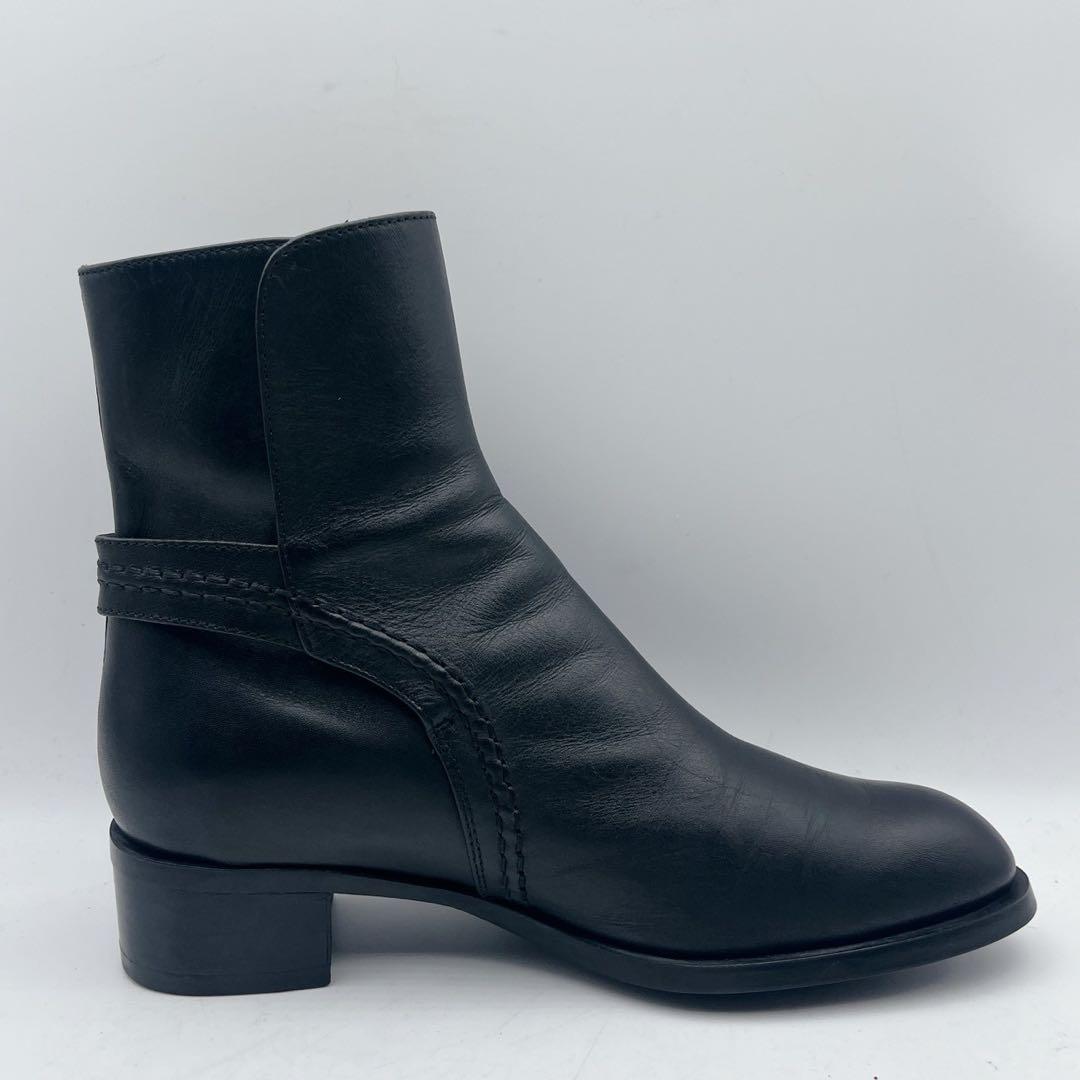 希少✨TOD'S トッズ ジョッパーブーツ ショートブーツ ベルト 黒 35.5