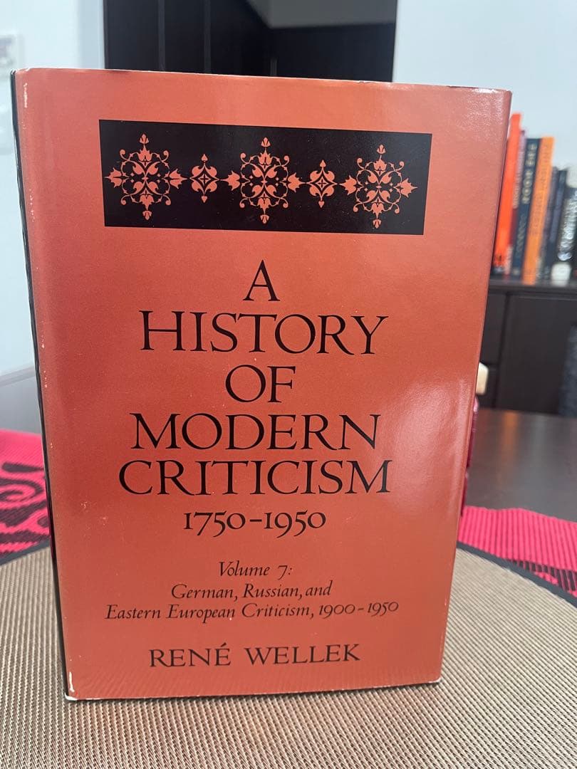 洋書 A HISTORY OF MODERN CRITICISM 1750-1950 A History of Modern Criticism, 1750-1950: Rene Wellek