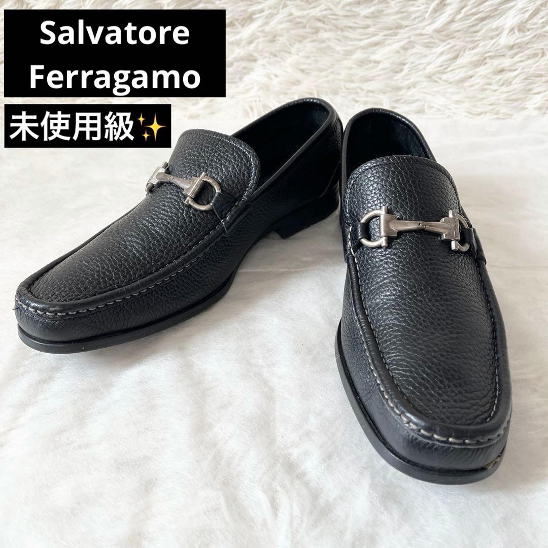 未使用級✨サルヴァトーレフェラガモ ガンチーニ ビットローファー