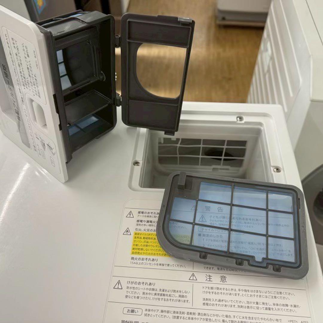 地域限定配送無料 シャープ ドラム式洗濯乾燥機 ES-W113 分解清掃済み