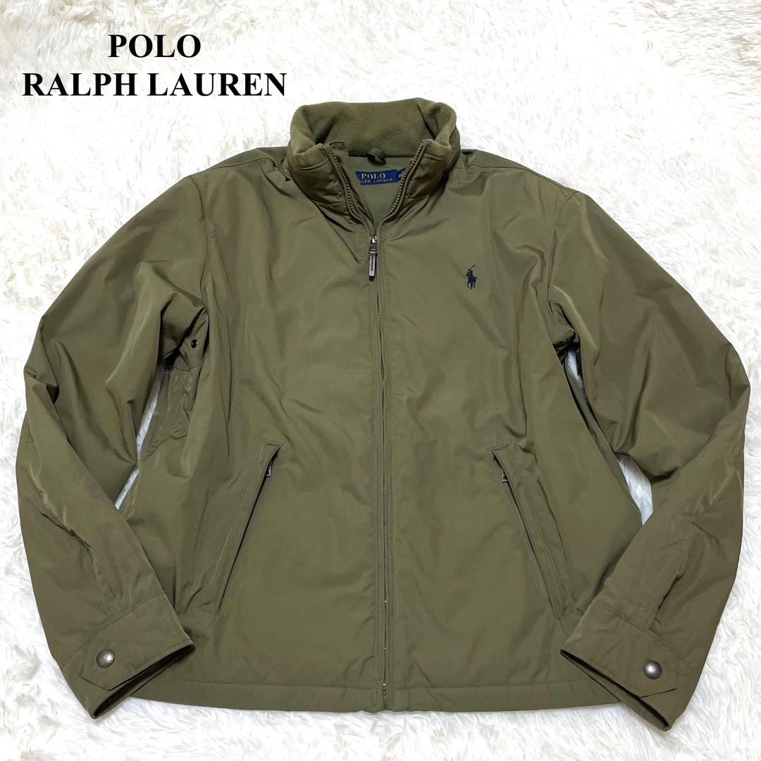 美品・現行タグ】 ポロラルフローレン 2WAY 撥水中綿ジャケット カーキ