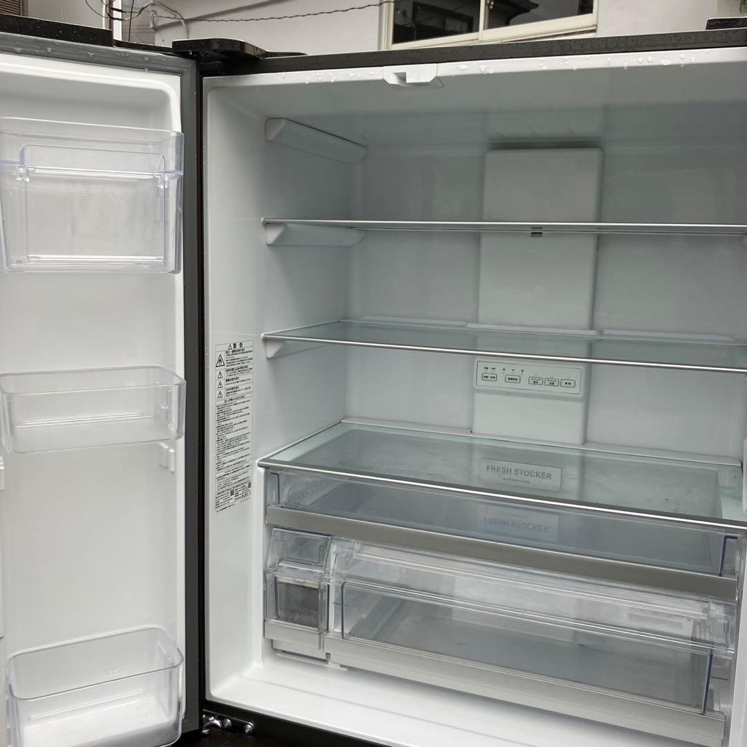 mm129F 2019年製 AQUA 大型冷蔵庫500L〜600L 木目調 - メルカリ