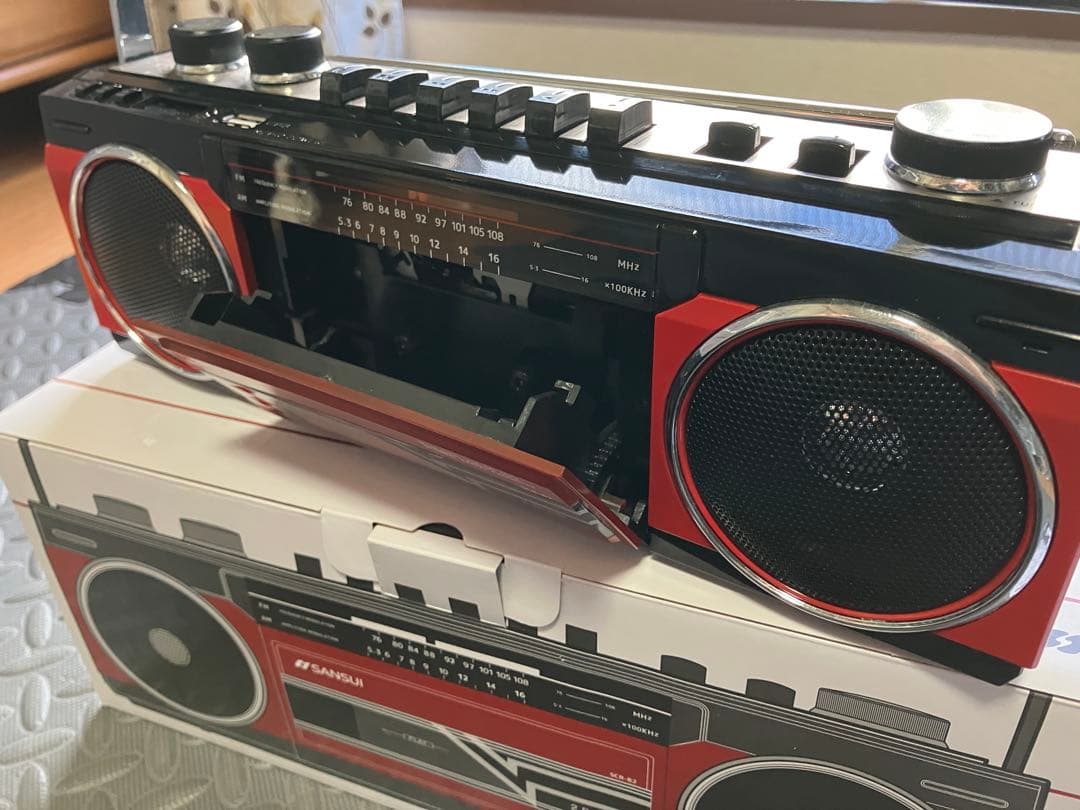 SANSUI/Bluetooth機能搭載ステレオラジオカセット ラジカセ - メルカリ