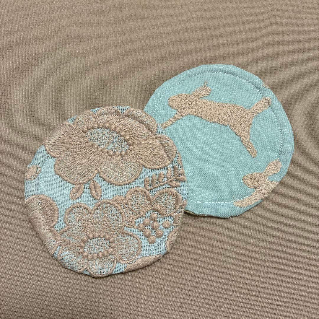 ミナペルホネンハンドメイドsmile flower ランランランコースター