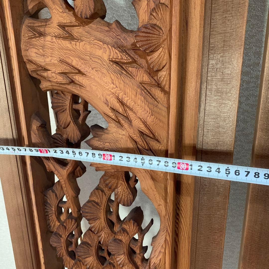 れいこ様専用 彫刻欄間、、、松竹梅 - メルカリ