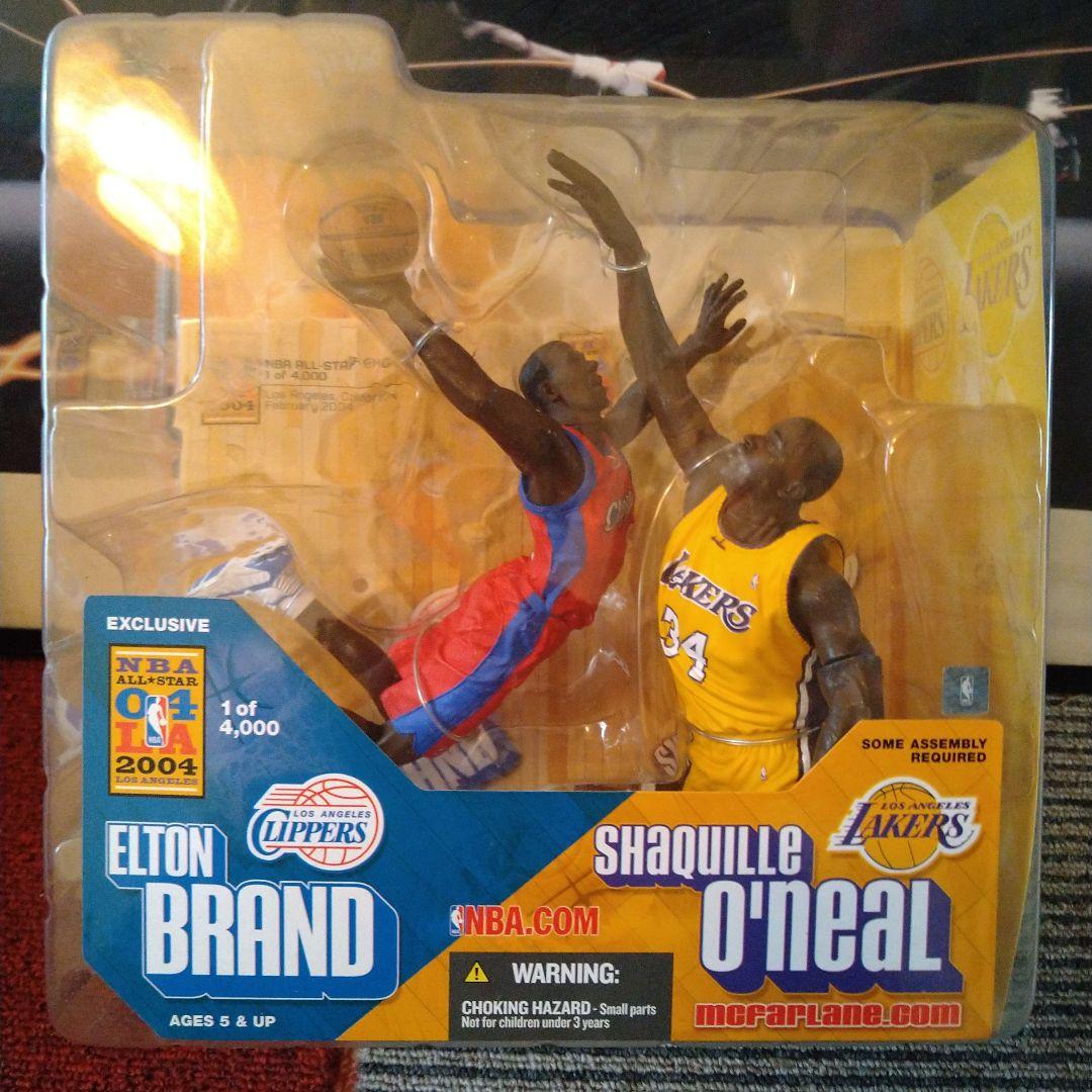 NBA　マクファーレン　2004オールスター記念　ロサンゼルス McFarlane NBA Elton Brand Shaquille O'Neal 2004 All-Star Exclusive