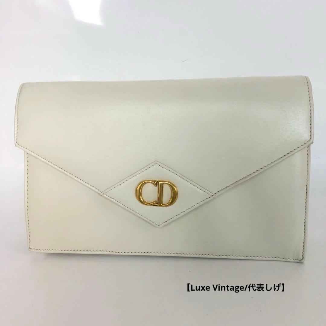 Christian Dior クリスチャンディオール セカンドバッグ ホワイト