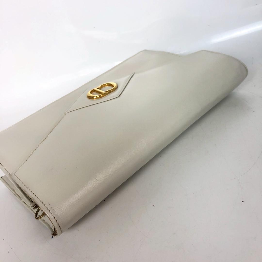 Christian Dior クリスチャンディオール セカンドバッグ ホワイト