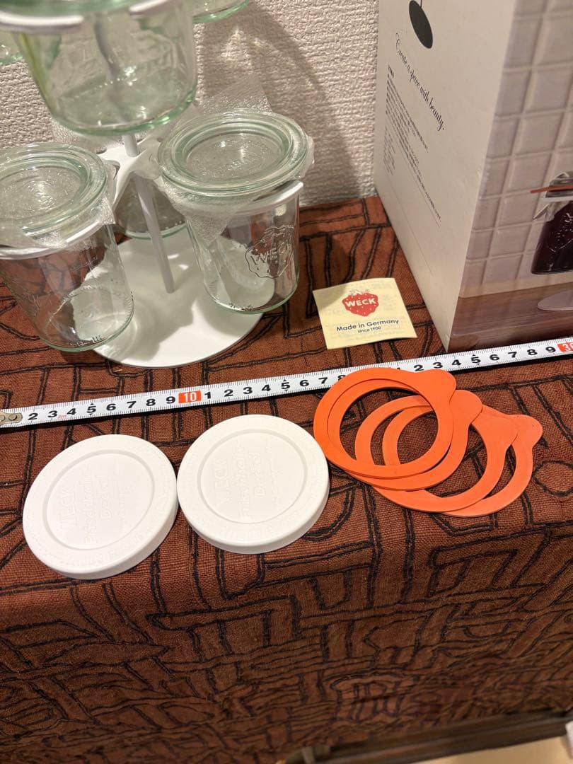 廃盤品】WECK ウェック クローバーラック 収納ラック 調味料 保存容器